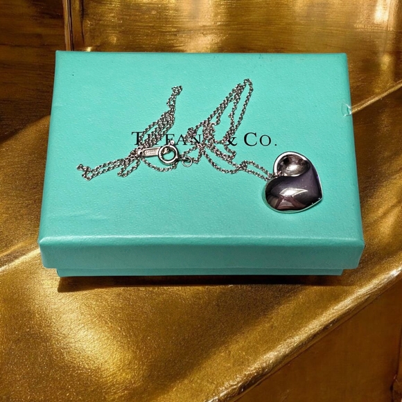 Tiffany & Co. Jewelry - Tiffany & Co. Silver Folded Heart Necklace